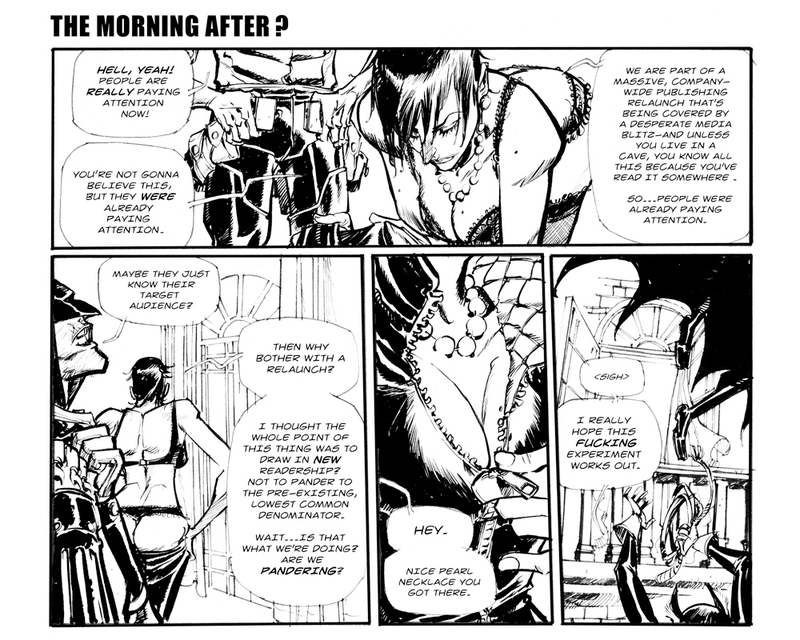 Illustration for article titled Someone's already written a sequel to that hornball Catwoman comic